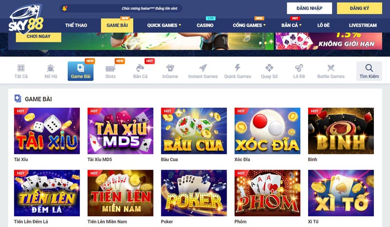 Các loại hình giải trí, cá cược