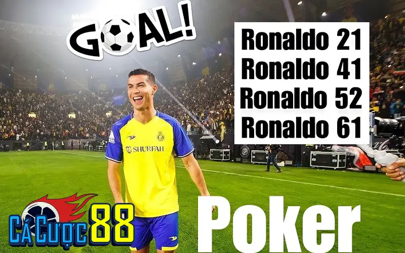 Khái niệm “poker” trong bóng đá: Vượt trên một hat-trick